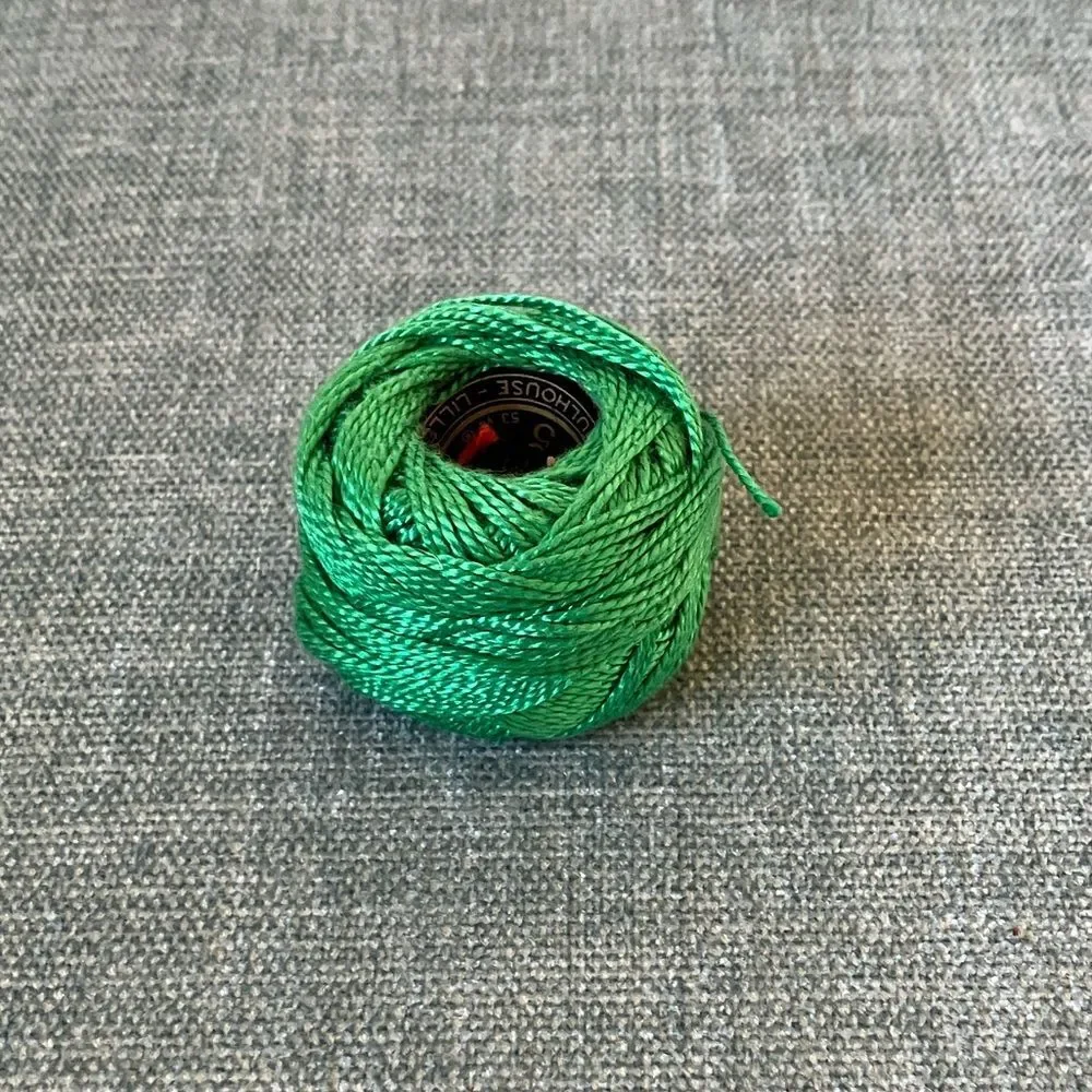 Green Needlepoint Thread Yarn